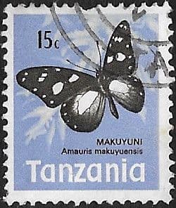 Tanzania 1973 Butterflies SG 160 Fine Used