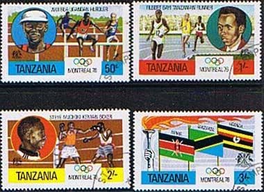 Tanzania 1976 Montreal Olympic Games Set Fine Used