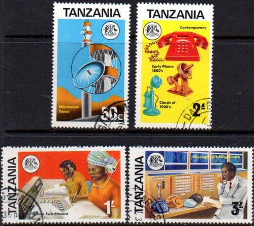 Tanzania 1976 Telecommunications Development Set Fine Used