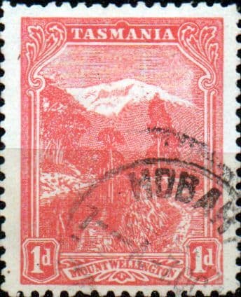 Tasmania 1905 SG 250 Mount Wellington Fine Used