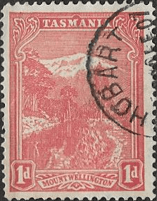 Tasmania 1905 SG 250g iw Mount Wellington Fine Used