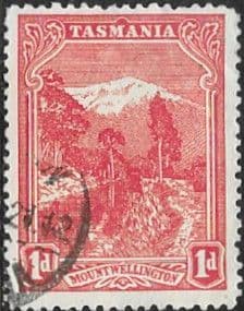 Tasmania 1905 SG 250g Mount Wellington Fine Used