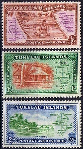 Tokelau 1948 First Issued Set Fine Mint
