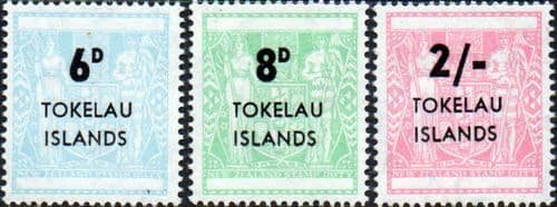 Tokelau 1966 New Zealand Arms Type Set Fine Mint