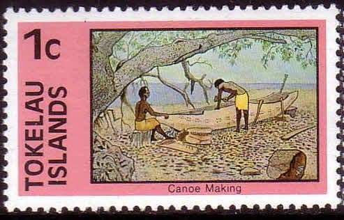 Tokelau 1976 Canoe Making SG 49a Fine Mint