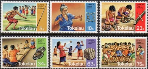 Tokelau 1983 Traditional Pastimes Set Fine Mint