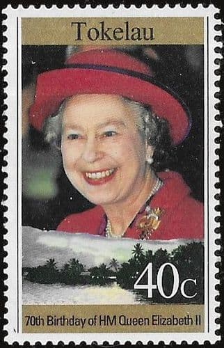 Tokelau 1996 70th Birthday of Queen Elizabeth II SG 240 Fine Mint