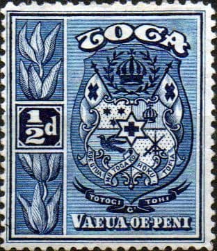 Tonga 1897 SG 38 Coat of Arms Fine Mint