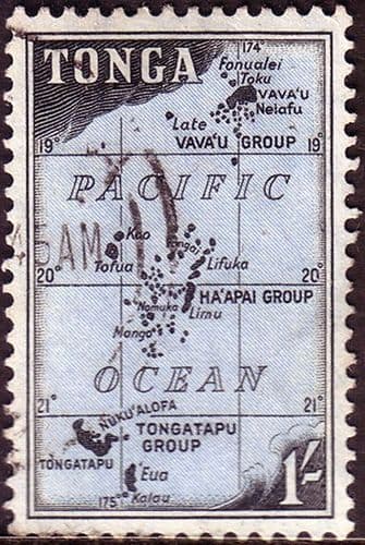 Tonga 1953 SG 110 Map Fine Mint