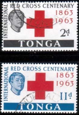 Tonga 1963 Red Cross Centenary Set Fine Used