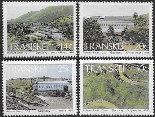 Transkei 1986 Hydro-electric Power Stations Set Fine Mint