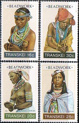 Transkei 1987 Beadwork Set Fine Mint