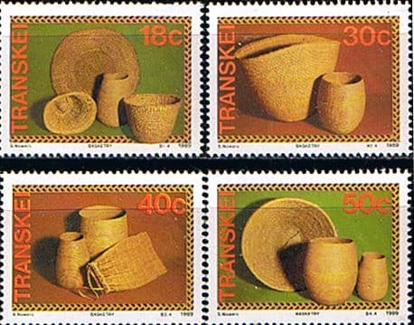 Transkei 1989 Basketry Set Fine Mint