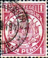 Transvaal 1885 Arms SG 176 Second Republic Fine Used