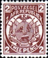 Transvaal 1885 Arms SG 177 Second Republic Fine Mint