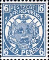 Transvaal 1885 Arms SG 182 Second Republic Fine Mint