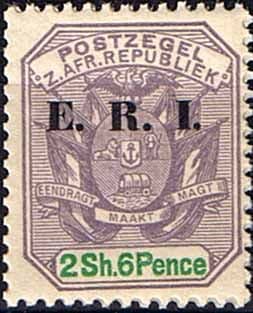 Transvaal 1901 SG 242 Coat of Arms with ERI Overprint Fine Mint