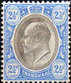 Transvaal 1902 SG 247 King Edward VII Head Fine Mint