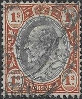Transvaal 1902 SG 251 King Edward VII Head Fine Used