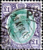 Transvaal 1903 SG 258 King Edward VII Head Good Used