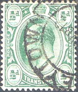 Transvaal 1905 SG 273a King Edward VII Head Fine Used