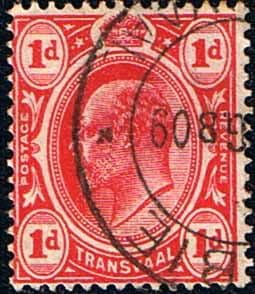 Transvaal 1905 SG 274 King Edward VII Head Fine Used