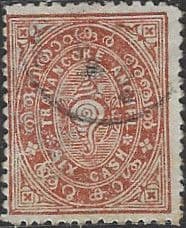 Travancore 1914 Various Farames SG 25 Fine Used