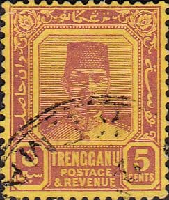 Trengganu 1921 Sultan Suleiman SG 32a Fine Used