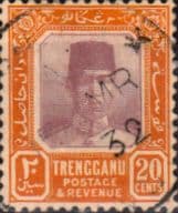 Trengganu 1921 Sultan Suleiman SG 37 Fine Used