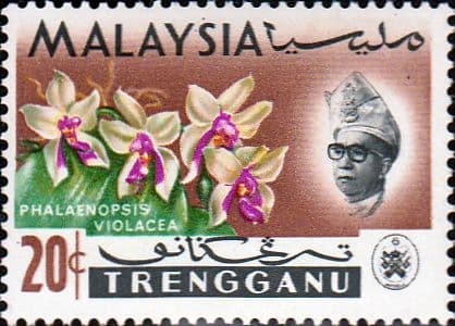 Trengganu 1965 Orchids SG 106 Fine Mint