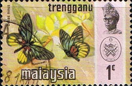 Trengganu 1971 Butterflies SG 110 Fine Used