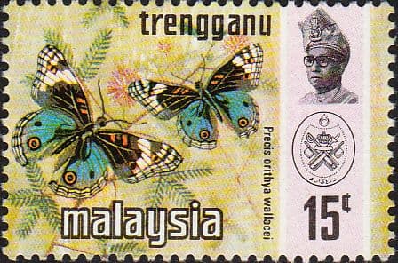 Trengganu 1971 Butterflies SG 115 Fine Mint