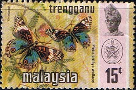 Trengganu 1971 Butterflies SG 115 Fine Used