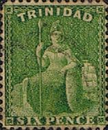 Trinidad 1863 Britania SG 77 Fine Used