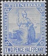 Trinidad 1909 Britania SG 148 Fine Mint