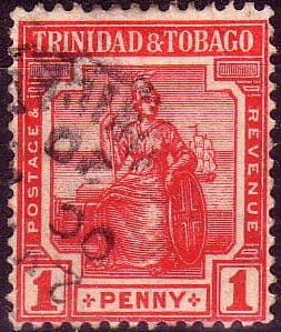 Trinidad and Tobago 1913 Britannia SG 150a Fine Used