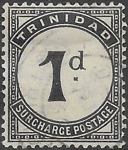 Trinidad and Tobago 1921 Post Due SG D18 Fine Used