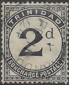 Trinidad and Tobago 1921 Post Due SG D19 Fine Used