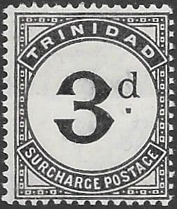 Trinidad and Tobago 1921 Post Due SG D20 Fine Mint
