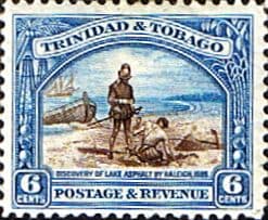 Trinidad and Tobago 1935 First Decimal SG 233 Discovery of Lake Asphalt Fine Mint