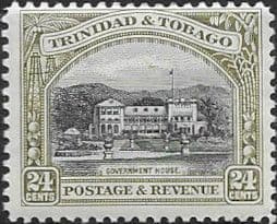 Trinidad and Tobago 1935 First Decimal SG 236a Government House Fine Mint
