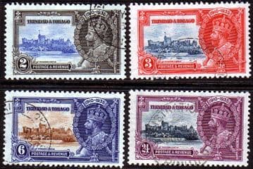 Trinidad and Tobago 1935 King George V Silver Jubilee Set Fine Used