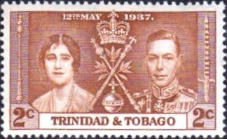 Trinidad and Tobago 1937 SG 244 King George Coronation Fine Mint