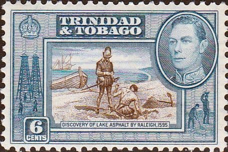 Trinidad and Tobago 1938 SG 250 Lake Ashfelt Fine Mint