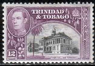 Trinidad and Tobago 1938 SG 252a Town Hall Fine Mint
