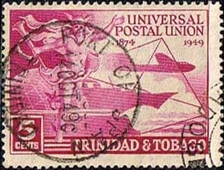 Trinidad and Tobago 1949 Universal Postal Union SG 261 Fine Used