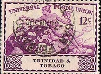 Trinidad and Tobago 1949 Universal Postal Union SG 263 Fine Used