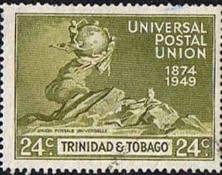 Trinidad and Tobago 1949 Universal Postal Union SG 264 Fine Used