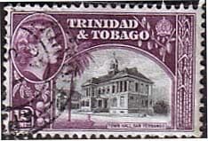 Trinidad and Tobago 1953 SG 274 Town Hall San Fernando Fine Used