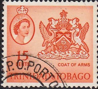 Trinidad and Tobago 1960 SG 291a Coat of Arms Fine Used